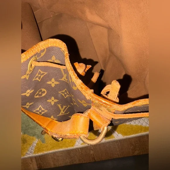 Louis Vuitton Noé Monogram Bucket Bag Vintage Authentic Made in France - Picture 10 of 16